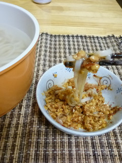 納豆好きの道楽うどん-レシピのメイン写真