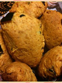 かぼちゃとレーズンのヘルシースコーン(☆-レシピのメイン写真