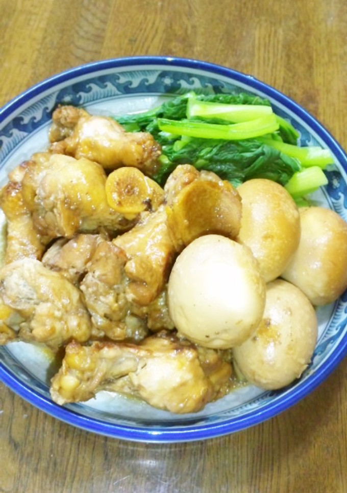 手羽元と卵のくろず煮-レシピのメイン写真