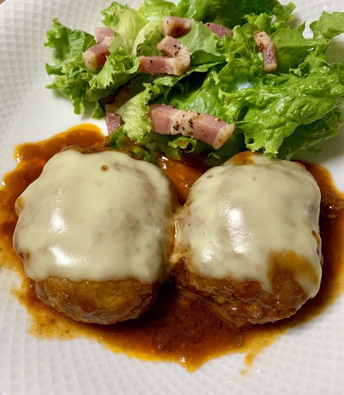 簡単！失敗なし！煮込みハンバーグ♪-レシピのメイン写真