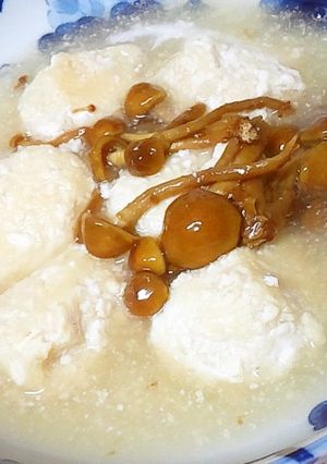 とろり！豆腐の汁物-レシピのメイン写真