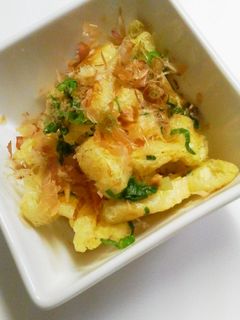 サッと一品☆パリッサクッ香ばし油揚げ☆-レシピのメイン写真