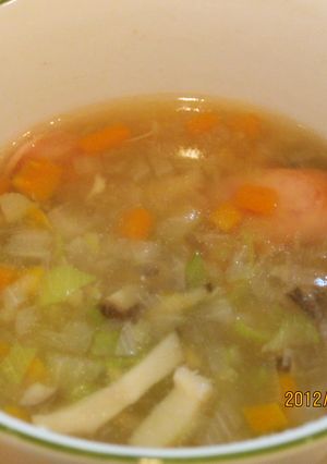体を温める根菜類の野菜スープ-レシピのメイン写真