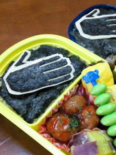 簡単キャラ弁!!仮面ライダーウィザード☆-レシピのメイン写真