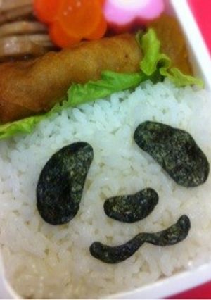 キャラ弁 パンダくん(しろくまカフェ)-レシピのメイン写真
