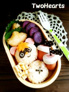 キャラ弁に♪秋~ポンポコたぬきくん-レシピのメイン写真