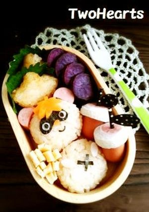キャラ弁に♪秋～ポンポコたぬきくん-レシピのメイン写真