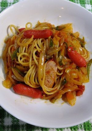 ヘルシーナポリタン-レシピのメイン写真