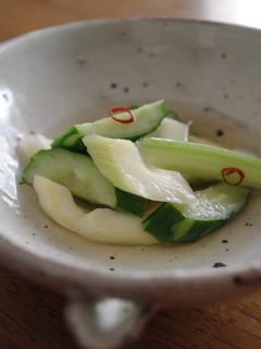 セロリときゅうりのよしる漬け-レシピのメイン写真