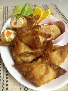 おもてなしに!ヘルシー揚げ餃子-レシピのメイン写真