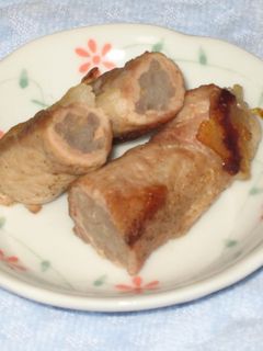 お弁当に(#^.^#)もやしの肉巻-レシピのメイン写真