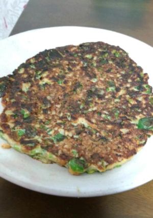 ニラと納豆のふわふわ焼き-レシピのメイン写真