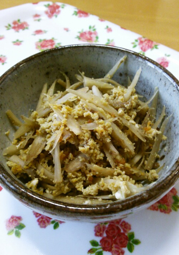ご飯の友○ごぼうの卵みそそぼろ○-レシピのメイン写真