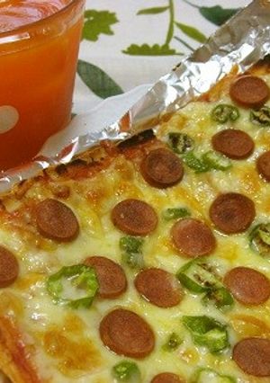 食パン耳ピザ☆ヘタも美味しく変身-レシピのメイン写真