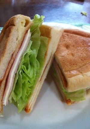 ハムとチーズのパニーノ♡-レシピのメイン写真