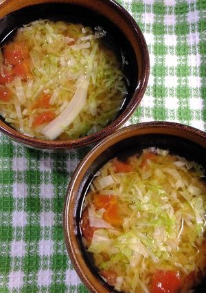 キャベツのとま味噌スープ-レシピのメイン写真
