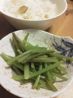 薩摩芋のツル☆下処理方法-レシピのメイン写真