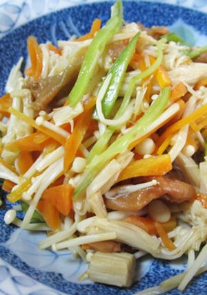 ◆糖尿病のおかず◆えのき茸の梅煮-レシピのメイン写真