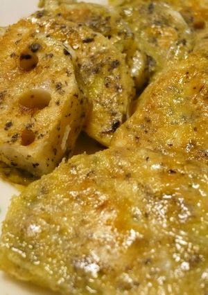 レンコンのピカタ♪焼くだけ！お弁当に最適-レシピのメイン写真