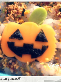 ☆キャラ弁 ハロウィン かぼちゃ☆-レシピのメイン写真