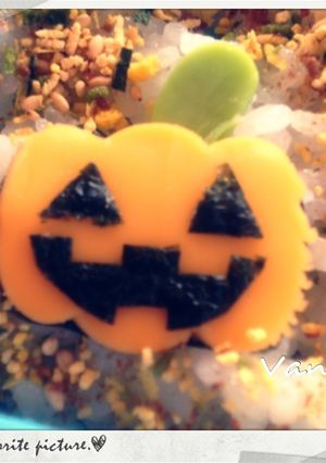 ☆キャラ弁　ハロウィン　かぼちゃ☆-レシピのメイン写真