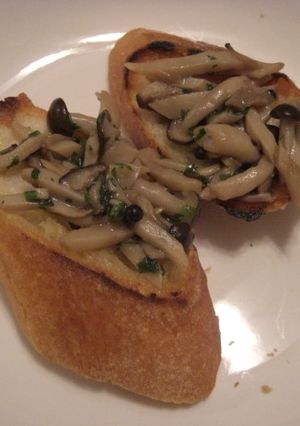 イタリア料理・きのこのクロスティーニ-レシピのメイン写真