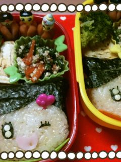キャラ弁 メロディっち たまごっち-レシピのメイン写真