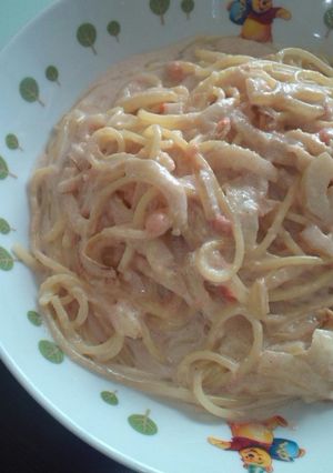 簡単☆絶品たらこクリームパスタ♪-レシピのメイン写真