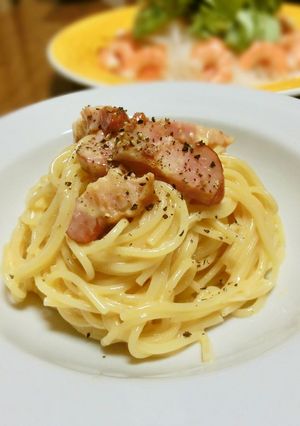 ずぼらな私の簡単カルボナーラ-レシピのメイン写真