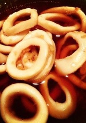 ピリッと生姜の効いたイカの煮物-レシピのメイン写真