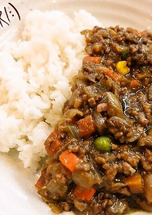ドライカレー-レシピのメイン写真