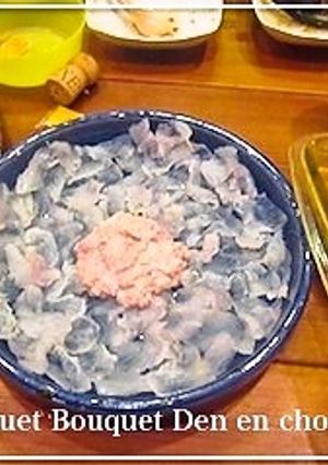 週末漁師〜俺のカワハギ〜お造り肝醤油和え-レシピのメイン写真