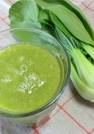 ちんげん菜のさわやかグリーンスムージー-レシピのメイン写真