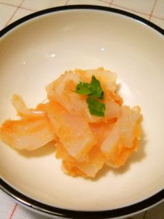 イカの刺身の明太子和え-レシピのメイン写真