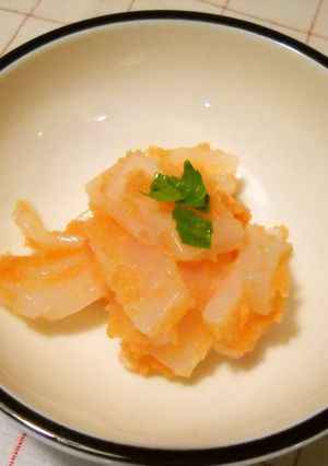 イカの刺身の明太子和え-レシピのメイン写真