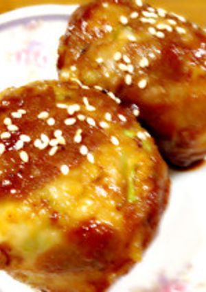 肉巻きおにぎり✩キャベチーズ-レシピのメイン写真