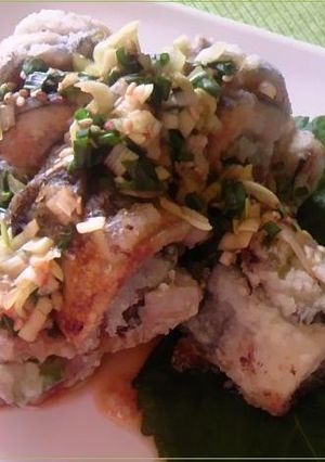 サンマの梅シソ挟み揚げ＆香味タレ-レシピのメイン写真