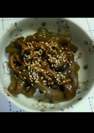 ズボラこんにゃくの焼肉味-レシピのメイン写真