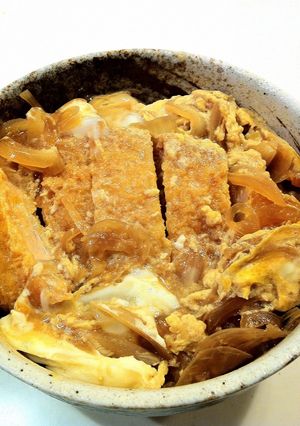 電子レンジで楽チン！卵とじカツ丼-レシピのメイン写真