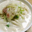 コンソメと牛乳で!白菜クリーミーうどん♪