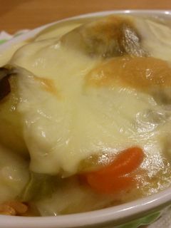 昨日の夕飯シチューで簡単ドリア♪-レシピのメイン写真