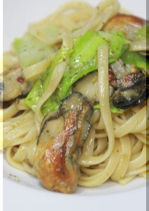 シンプル牡蠣のパスタ-レシピのメイン写真
