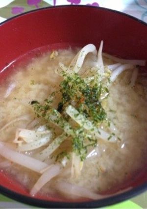 もやしの味噌汁（＾∇＾）-レシピのメイン写真