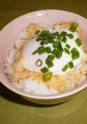 バター入り♪温泉卵ごはん-レシピのメイン写真