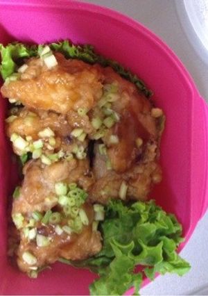 からあげリメイク→甘酢あんかけ-レシピのメイン写真