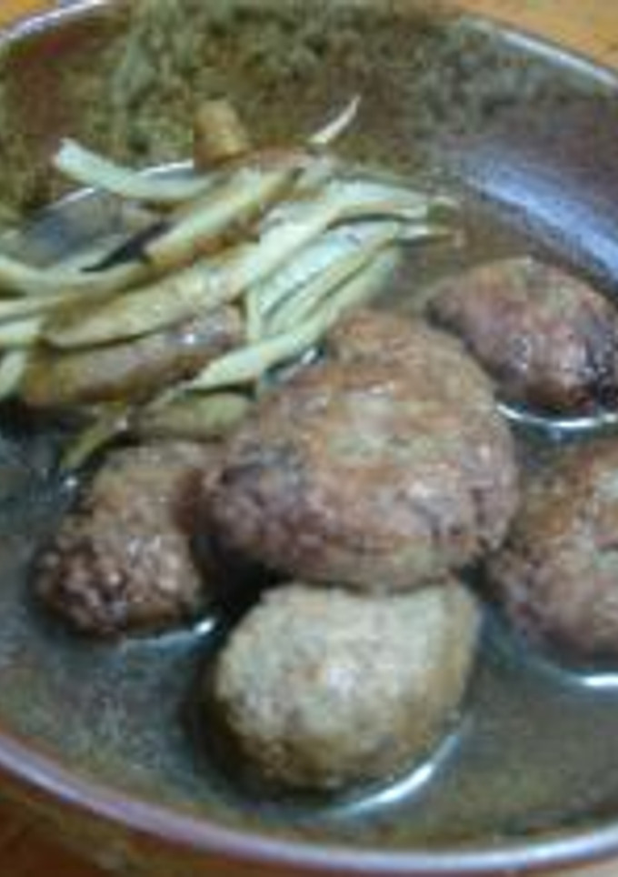 いわしの揚げ団子柳川風煮-レシピのメイン写真