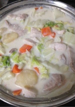 牛乳で簡単野菜スープ-レシピのメイン写真