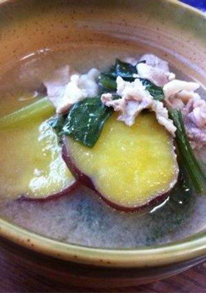 さつまいもの豚汁-レシピのメイン写真