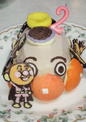 アンパンマン号　きな粉のロールケーキ-レシピのメイン写真