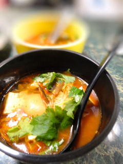 豆腐とキムチの韓国風スープ-レシピのメイン写真